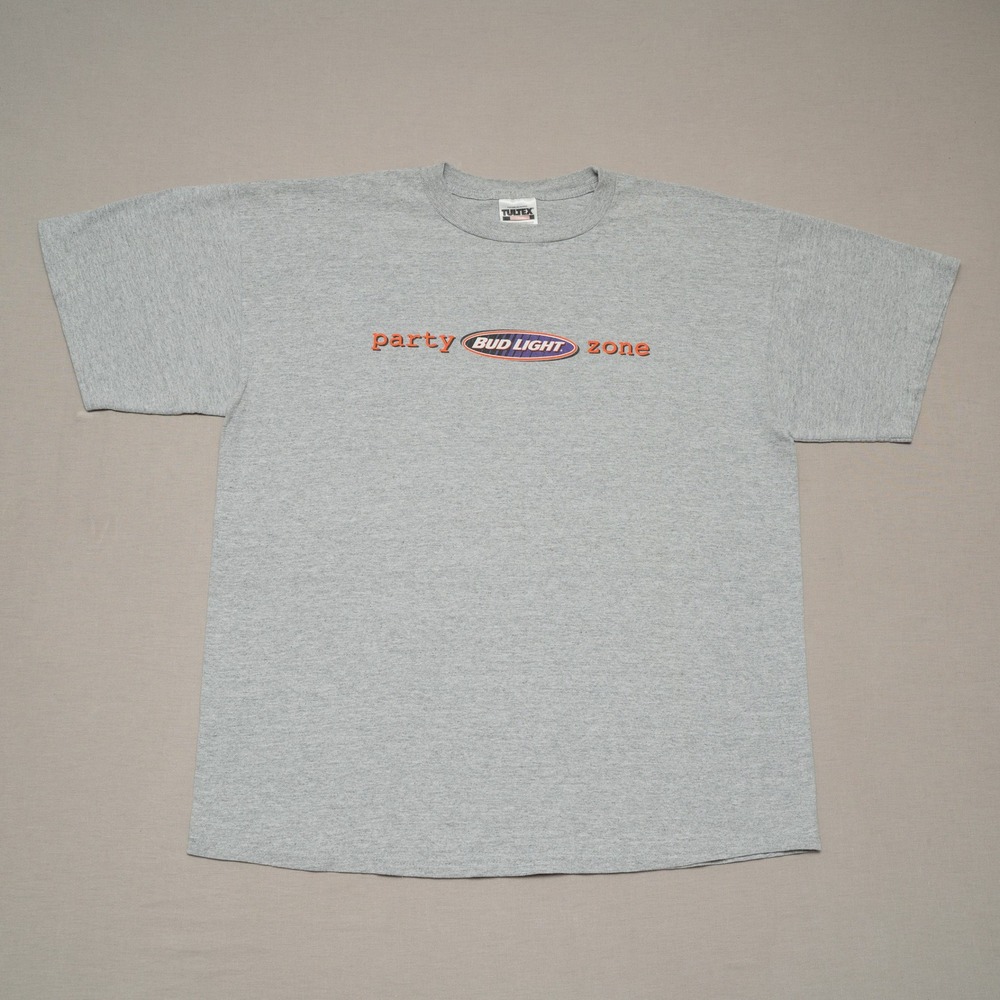 Vintage 90s Y2k Budlight Party Zone Phoenix Suns Tultex Signed T-Shirt XL